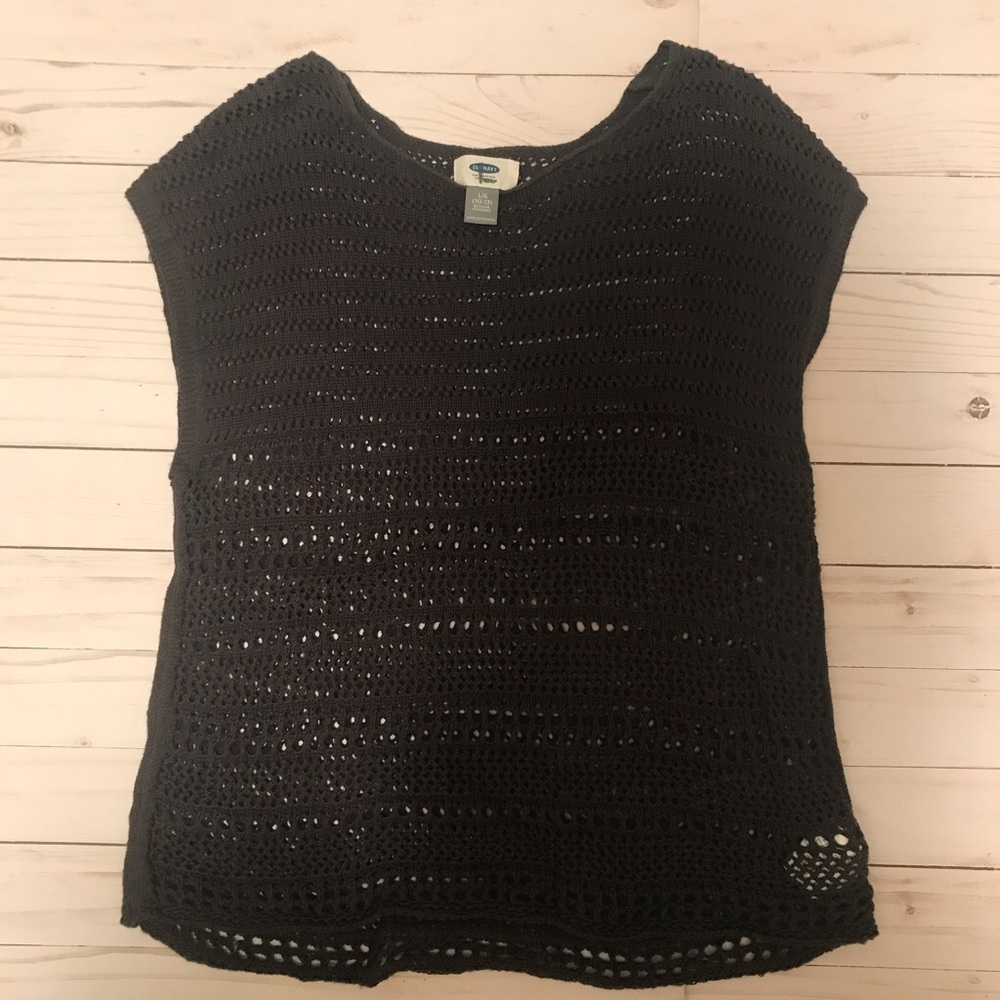 Old Navy Girls Short Sleeve Sweater